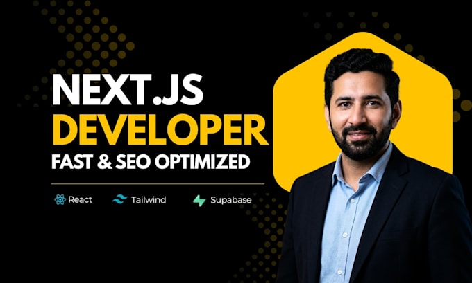 do nextjs website development, full stack web app, custom react website