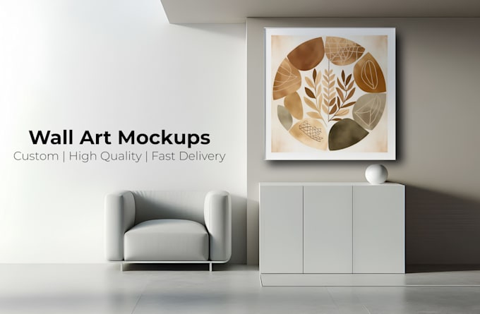 create wall art mockups for your etsy store