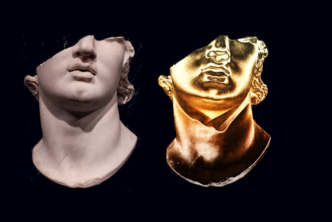 convert text and photo into gold effect