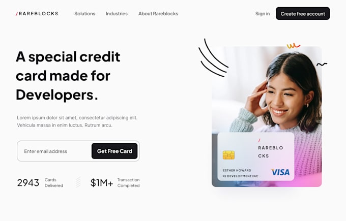 Do web ui ux using figma design and figma prototype by Saharatta | Fiverr