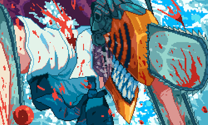 make a pixel art nft, adult characters, assets, enviroment