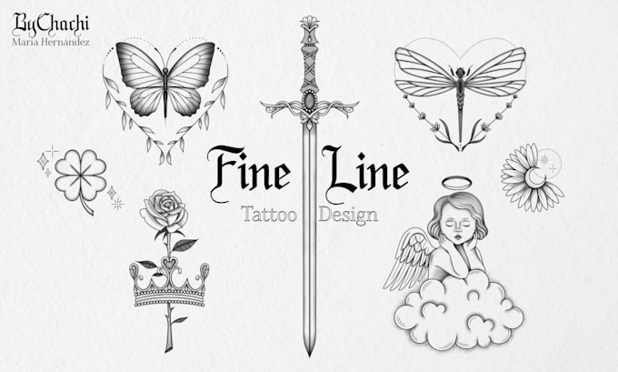 create your ideal minimalist or fine line tattoo design