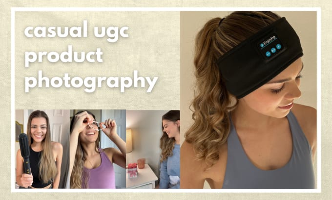 I will create ugc user generated content photos for social media or instagram