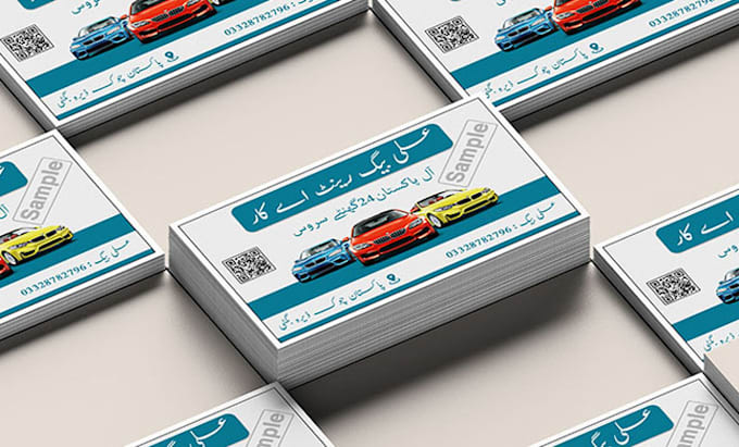 design professional print ready modern business card and student card