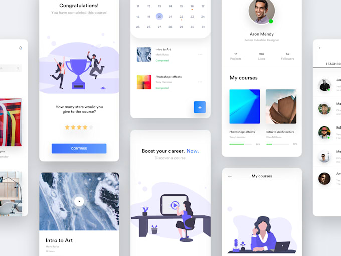 Do flutter app ui design for fulfilling your wonderful ideas into app ...
