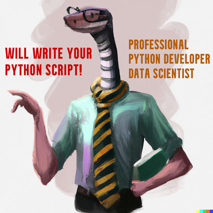 Write your python script by Onikxfire | Fiverr