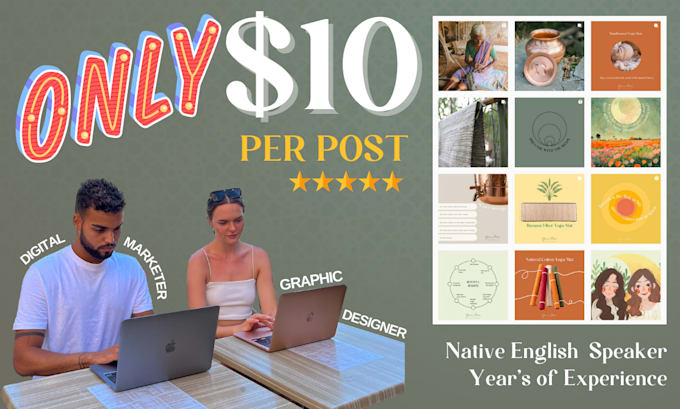 Create branded posts for your social media pages by Pikscape_team | Fiverr