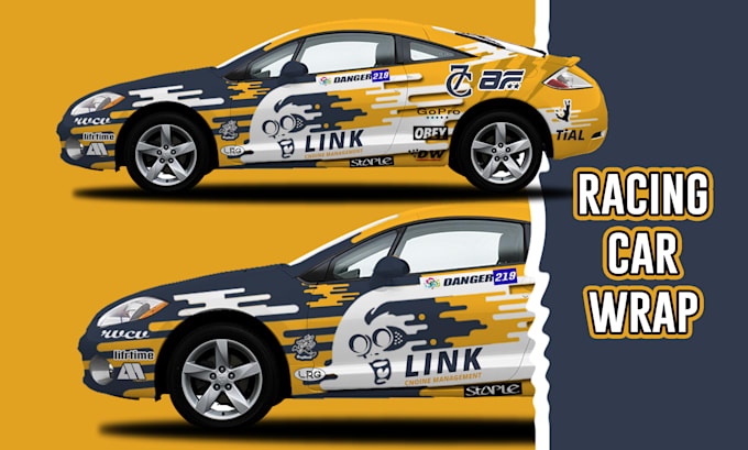 Simple Racing Wraps Crazy Wrap Logo Dragon Ball Z Car Wraps 04 Made With Top 3M