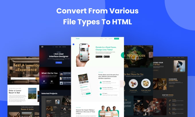 Convert figma, xd, and psd to html, and css with responsive bootstrap ...