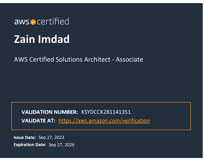 be your go to cloud consultant, a certified aws solutions architect