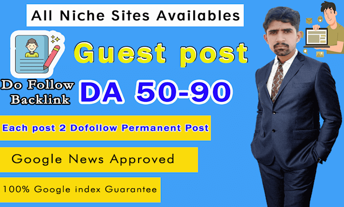 do high authority SEO dofollow backlinks and guest post