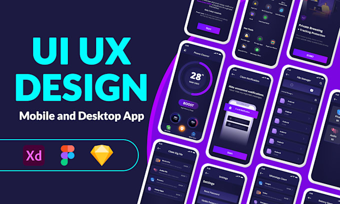 Do mobile app ui, ui ux design, responsive design by Keyur0101 | Fiverr
