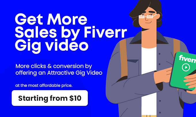 make animated explainer video for fiverr gig thumbnail video