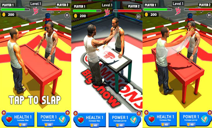 Design and develop slapping competition game for mobile by Multiplayer ...