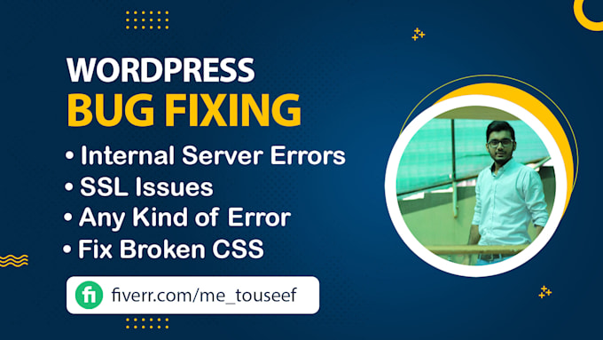 fix wordpress bugs, ssl issue, 500 internal errors and more