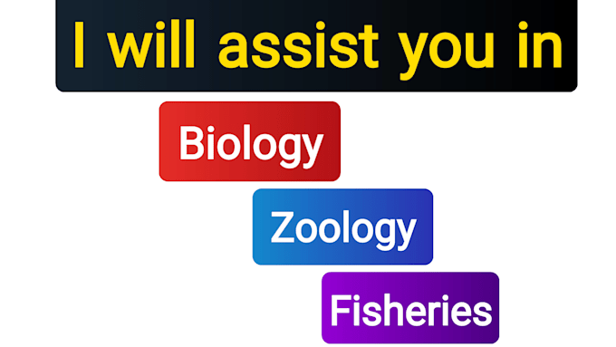 assist you in any biology related assignment