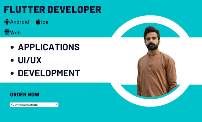 Develop any flutter ui for your flutter app development by ...