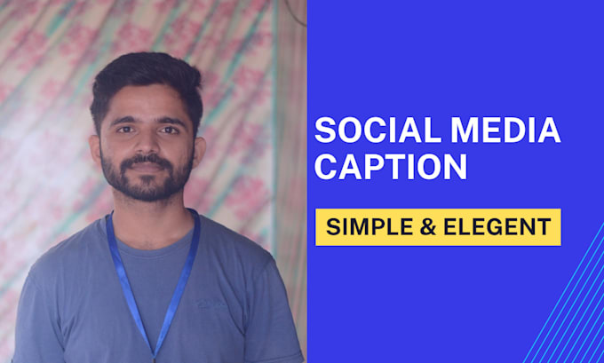 Write social media captions for your brand by Mr_prajwal | Fiverr