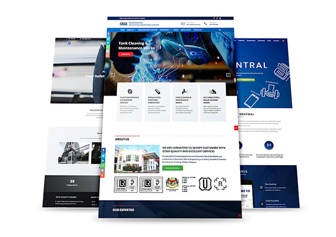 Design premium responsive website for your business by Danolgroup | Fiverr