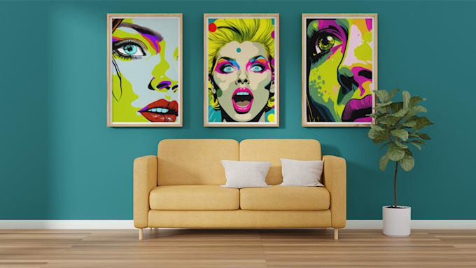 design any style ai digital wall arts for etsy store