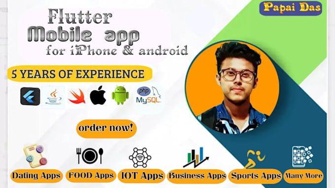 do ios flutter app and android flutter app using flutter