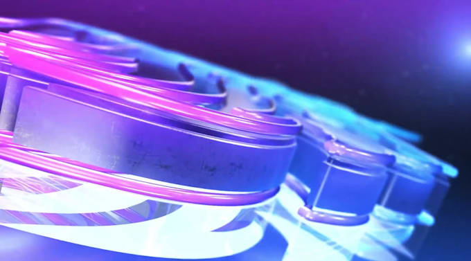 create 3d neon metal logo animation and youtube intro reveals