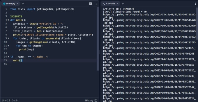 code a web scraper or crawler in python