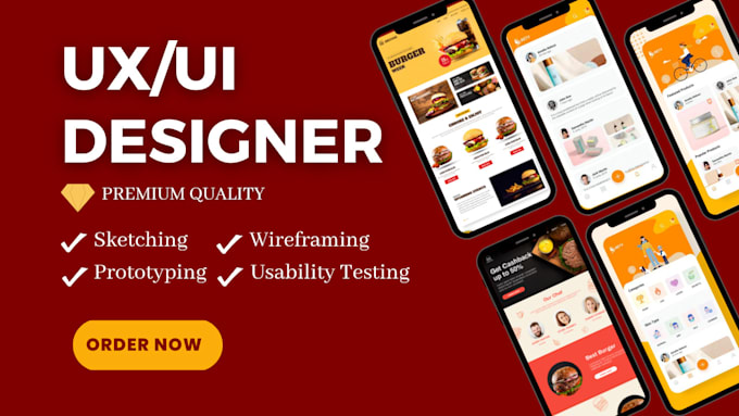 Stunning mobile app ux ui design by Hudaarshad810 | Fiverr