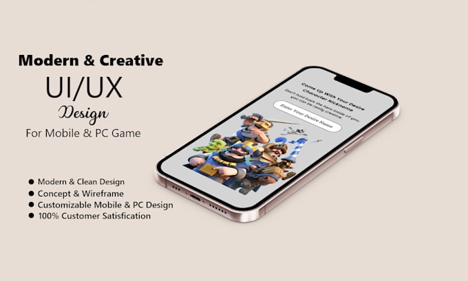 Do professional game ui and ux designs for both pc and mobile by Ahmads ...
