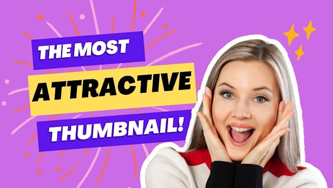 design eye catchy clickbait youtube thumbnails