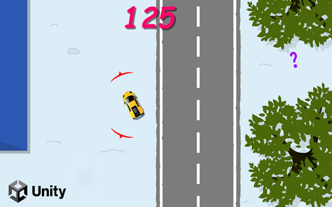 Develop 2d top down car game for pc and mobile in unity by Aminemostefa ...