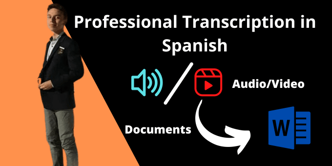 Transcript video or audio to text by Alexvelasquez14 | Fiverr