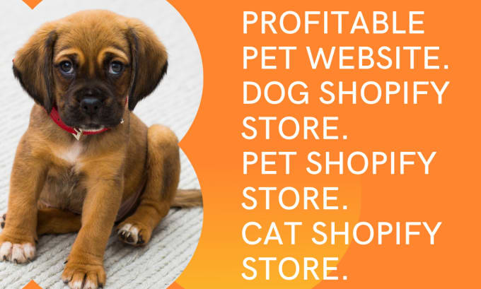 Online dog shop store