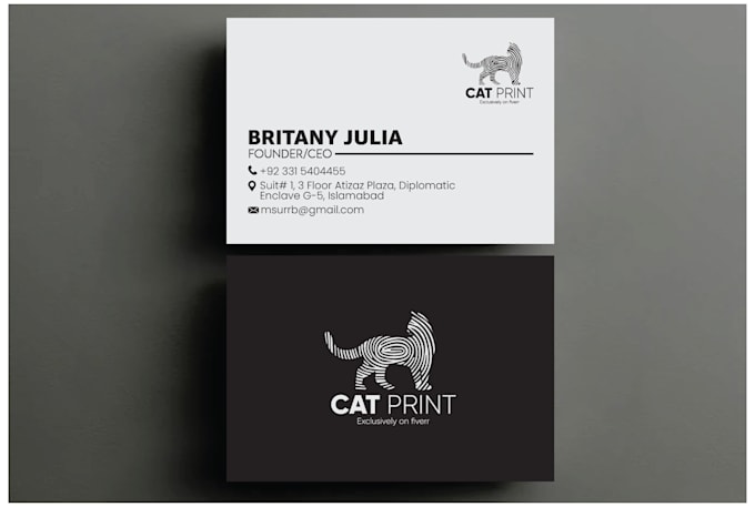 creative luxury business card design