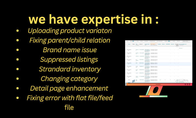 create , merge or fix your amazon listing by flat file