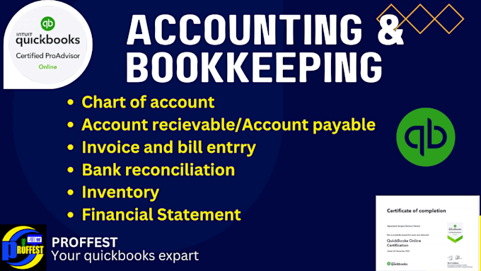 manage accounting and bookkeeping in quickbooks online