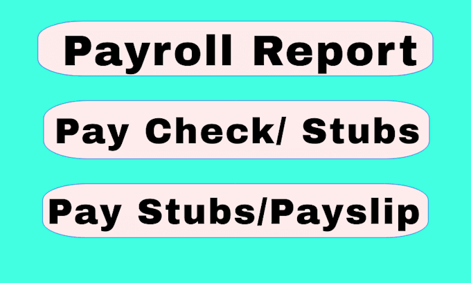 prepare check stubs, paystub, pay stubs, paycheck stub and payslips