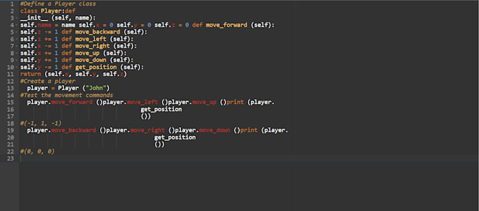 Make you a program in python by Tasa333 | Fiverr