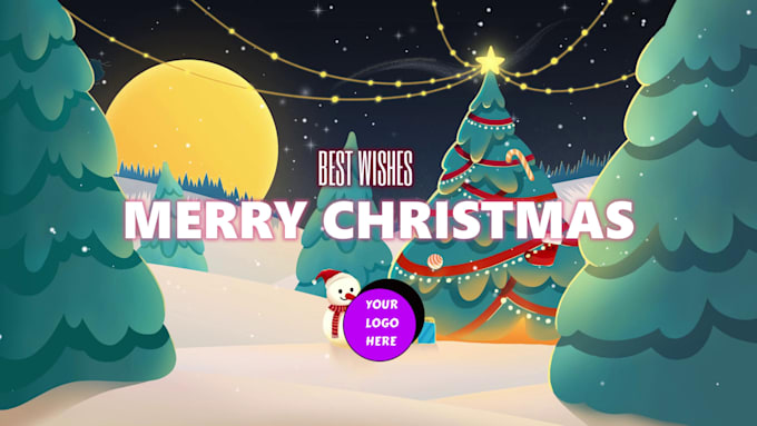 create christmas sale animated ad