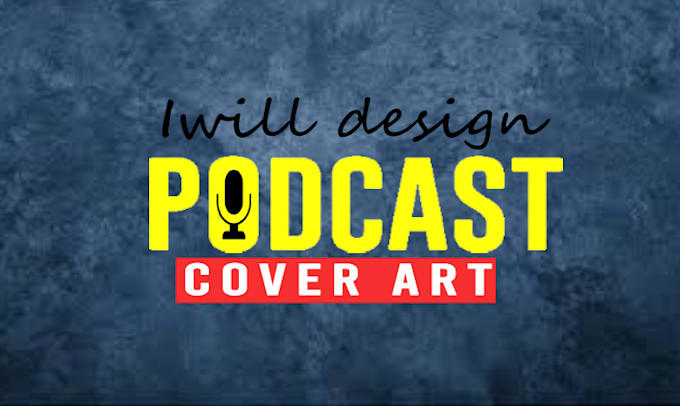 draw unique podcast cover artwork and podcast thumbnail