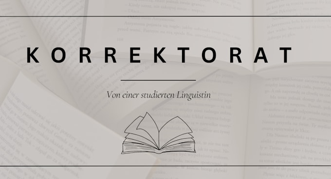 proofread your german book
