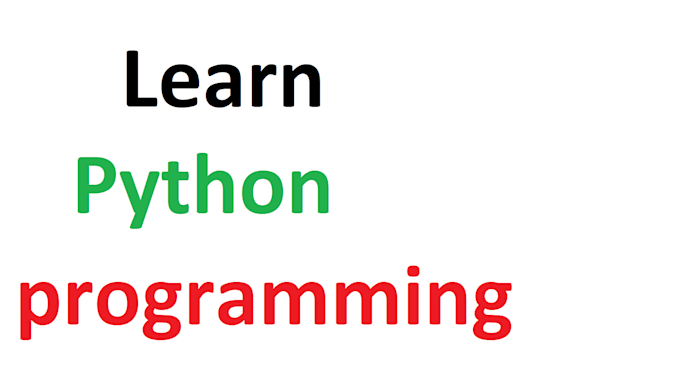 Teach basic python programming by Ronycosmos11 | Fiverr
