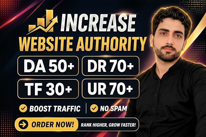 increase domain authority moz da domain rating ahrefs dr tf with seo backlinks