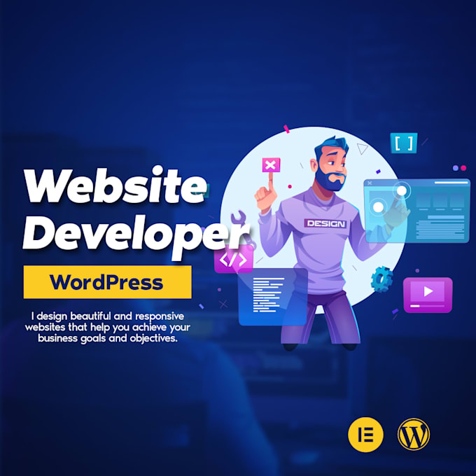 Design a fully responsive wordpress website optimized for search ...