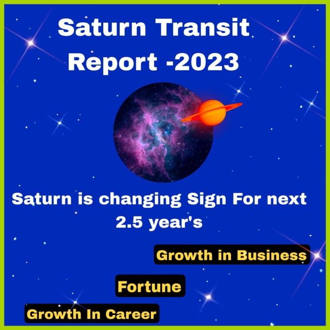Do astrology reading based on saturn transit 2023 by Astropriya Fiverr