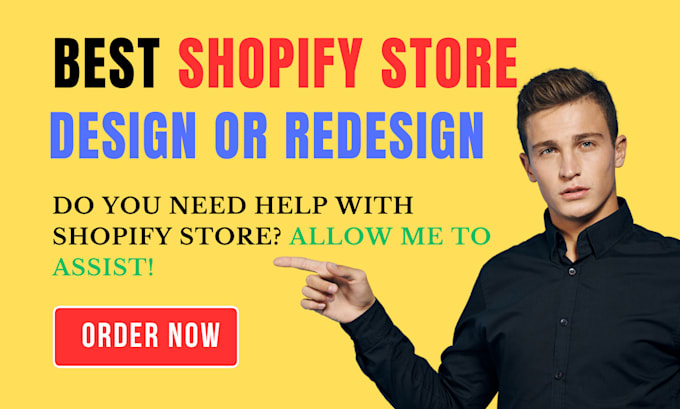 design shopify store dropshipping store