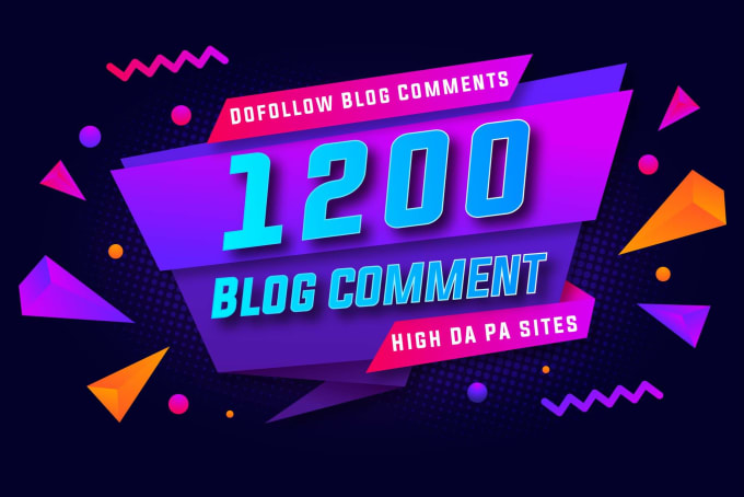 make 1200 dofollow blog comment high authority SEO backlinks
