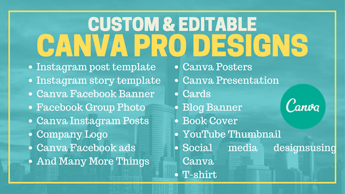 Design flyer, poster, banner, social media post ebook in canva pro by ...