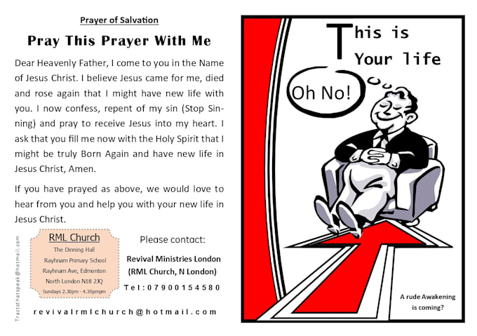 Design you a great gospel tract by Pastorlaurence Fiverr