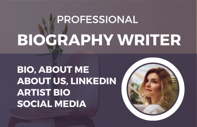 write a memorable bio, biography, about me page in 24h